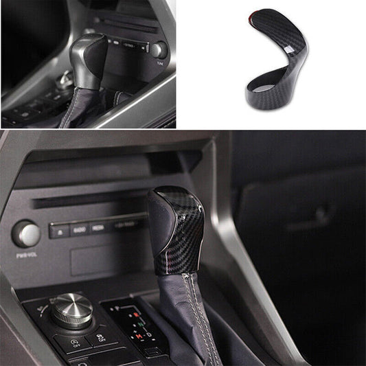 for Lexus NX200t 300h 2015-2021 Carbon Fiber Gear Shift Knob Molding Cover trim