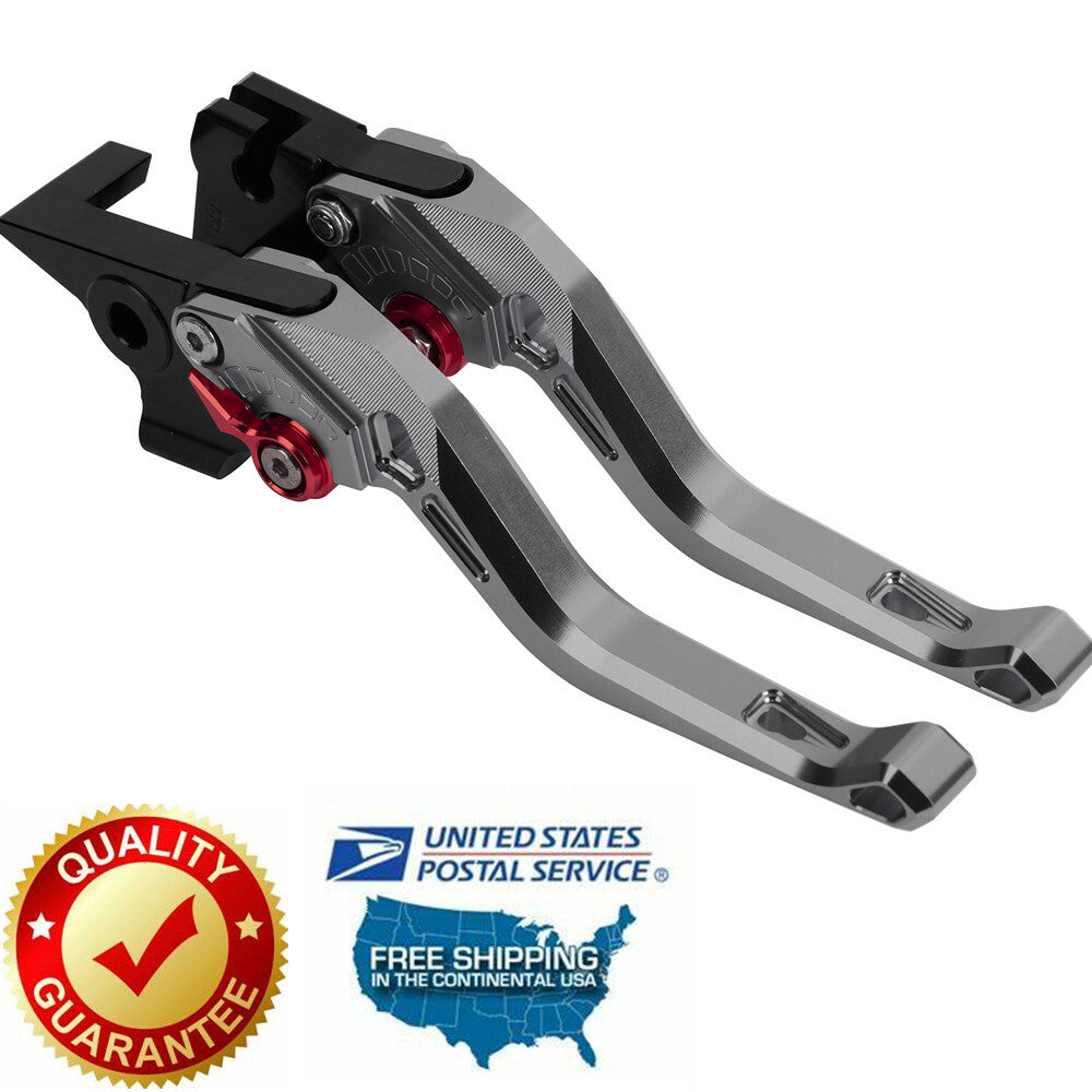 for Kawasaki 125/300/400 Z125/300/400 Short Clutch Brake Levers Rhombus US
