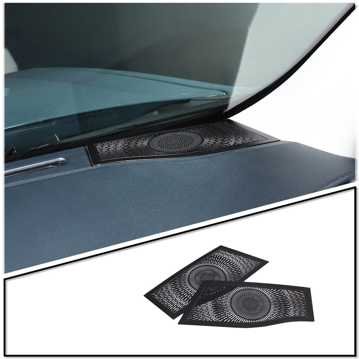 Carbon fiber ABS internal cup holder cover for BMW X5 E70 2008-2013 USA.