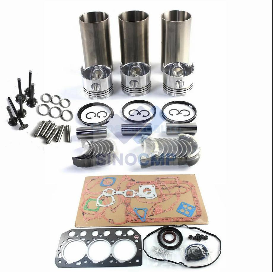 S3L S3L2 Engine Overhaul Rebuild Kit for Mitsubishi w/ Valves Gasket Pistons Set