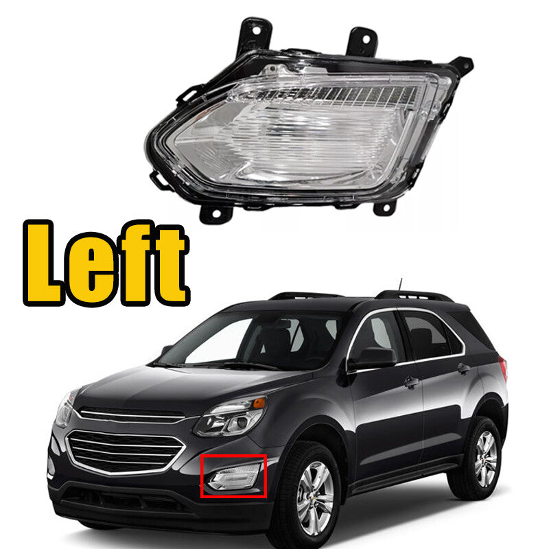 Left LED Front Bumper Fog Light LH for Chevrolet Equinox L LT LS 2016-2017