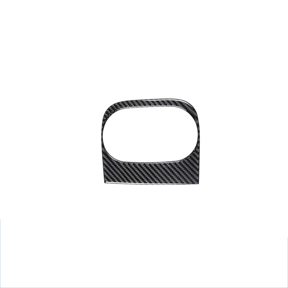 Rear Cup Holder Frame Trim Cover Carbon Fiber for Chevrolet COBALT 2005-2010