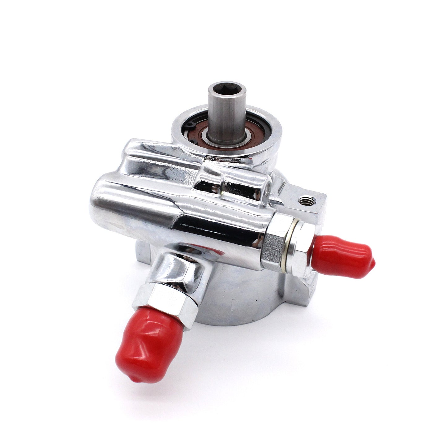 Remote Power Steering Pump Chrome Fits for Chevy GM 1980-01 Saginaw TC Type 2
