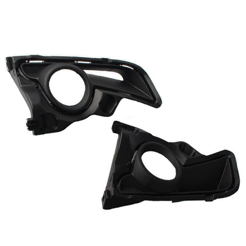 2PC Front Bumper Fog Lamp Light Cover Trim Bezel for Toyota Highlander 2017-2019