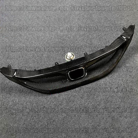 Carbon Fiber Front Bumper Grille Grill Fit For 2013-15 9th for Honda for Civic Sedan SI
