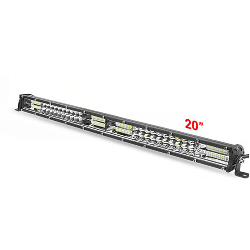 19in Car 40LED Row Flood Spot Combo Bar Driving Waterproof White Led Work Light