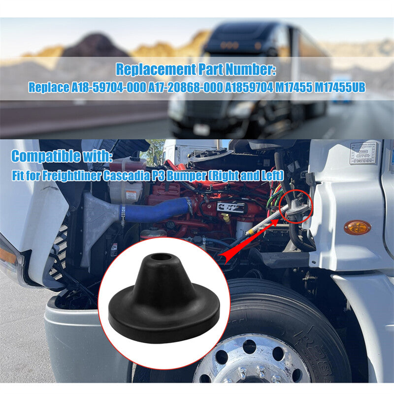 Hood Bumper Rear for Freightliner Cascadia Replaces A18-59704-000 A17-20868-000