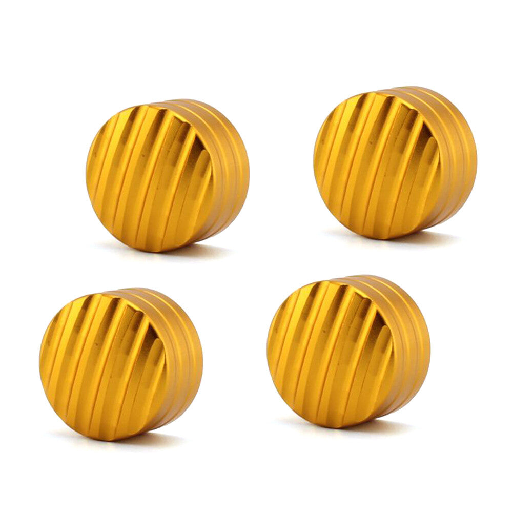 4¢ª Billet bearbeitete Kopfschrauben-Abdeckkappe f¨¹r T120 Thruxton Scrambler Gold