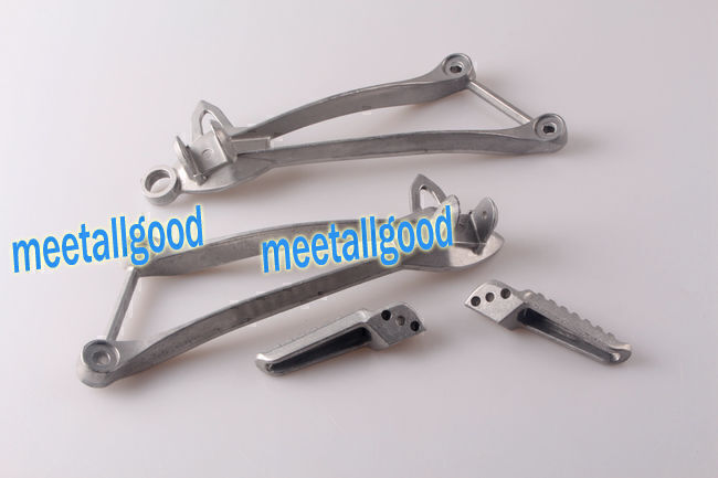 Rear Passenger Foot Pegs Motor Fit for Kawasaki ZX10R 2008 2009 2010 Pair
