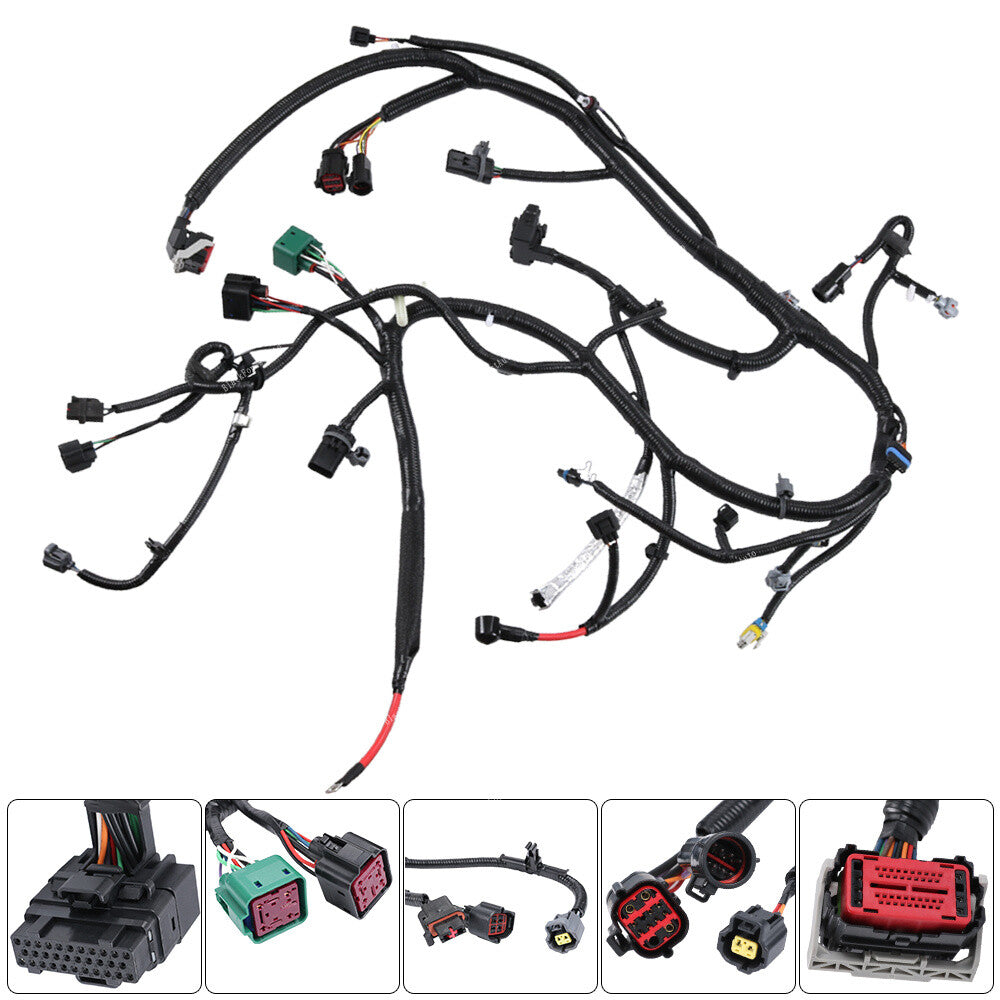 Engines Wiring Harness 4C3Z12B637AA For 2004 for Ford F250 F350 F450 F550 Super Duty