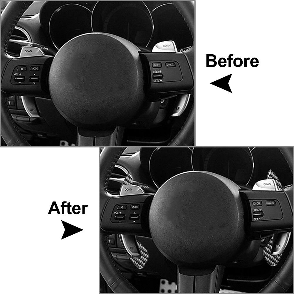 Steering Wheel Gear Shift Paddle Extension for Mazda 3 2011-2016 RX-8 2005-2008