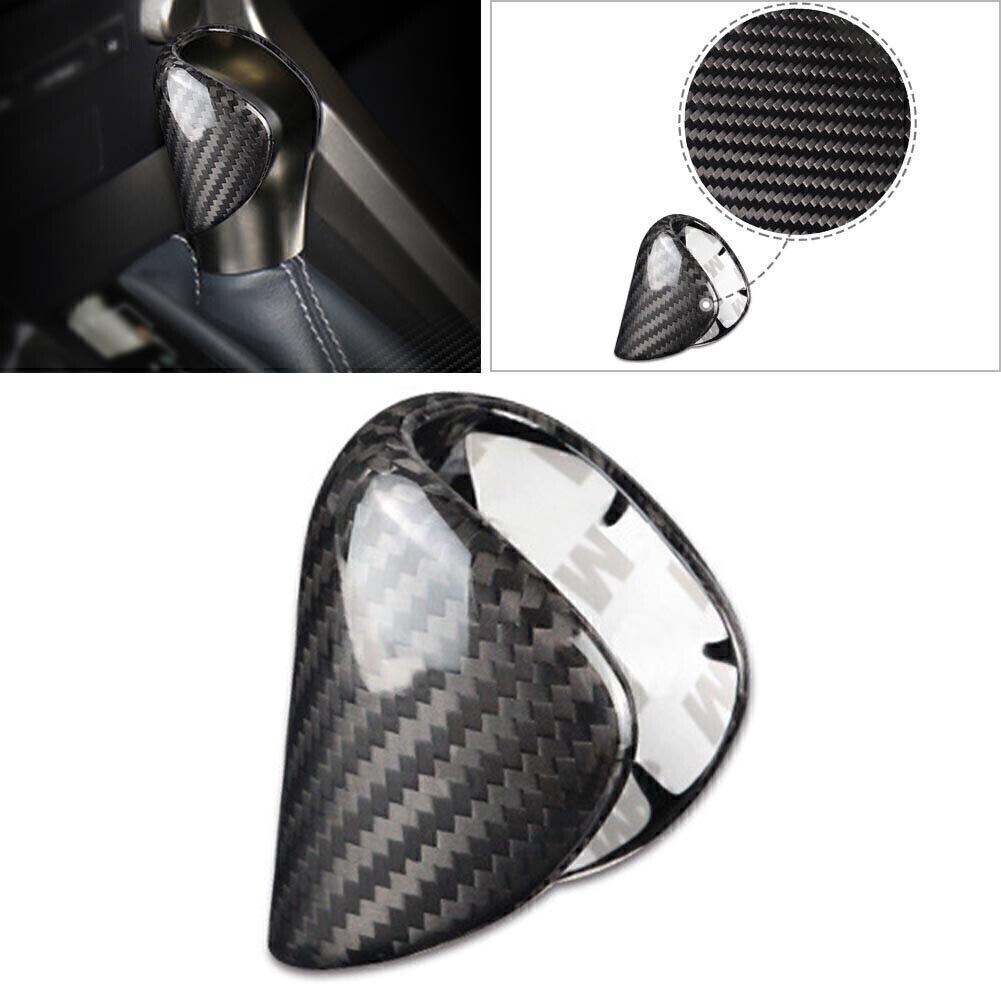 Carbon Fiber Car Gear Shift Knob Cover Trim Fit 13+ for Lexus for ES IS NX RC RX GS450