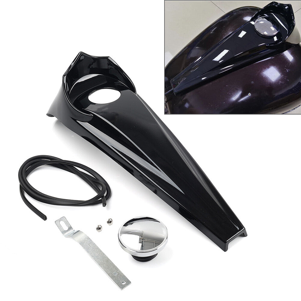 Stretched Dash Panel + Gas Tank Cap Fit for Harley Electra Glide Ultra Limited FLHTK