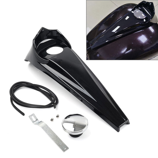 Stretched Dash Panel + Gas Tank Cap Fit for Harley Electra Glide Ultra Limited FLHTK