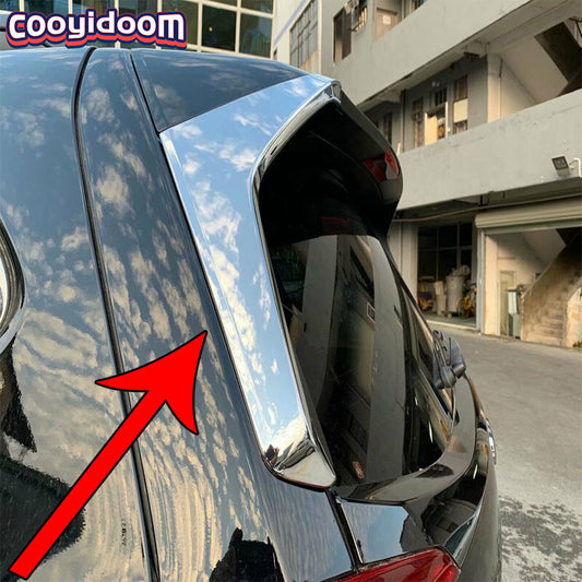 for Subaru Forester ABS Chrome Rear Window Glitter Protective Cover Accessory Sticker