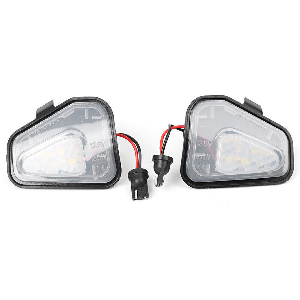 2X Error Free LED Side Mirror Puddle Lights Fit for Vw for Volkswagen EOS for Passat B7 CC
