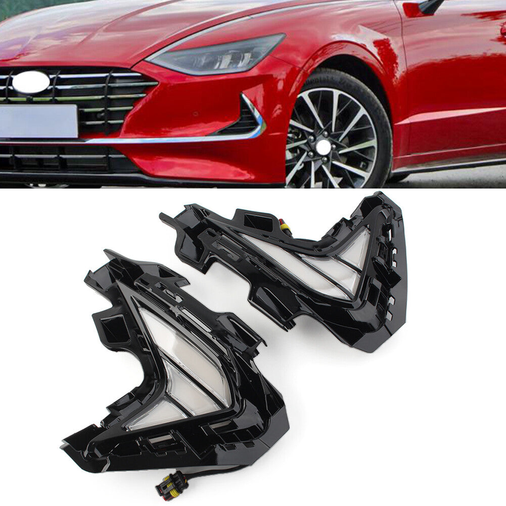DRL LED Daytime Running Light Bumper Fog Lamp for Hyundai Sonata 2020-2021
