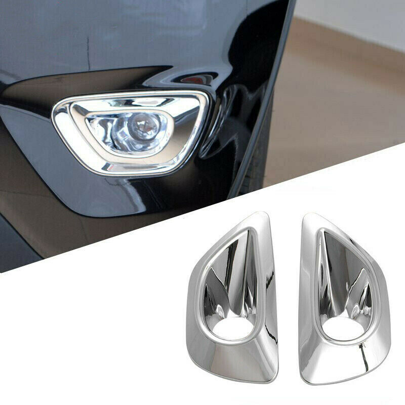 for Jeep Grand Cherokee 2014-2018 Chrome Front Fog Light Cover Lamp Bezel Trim