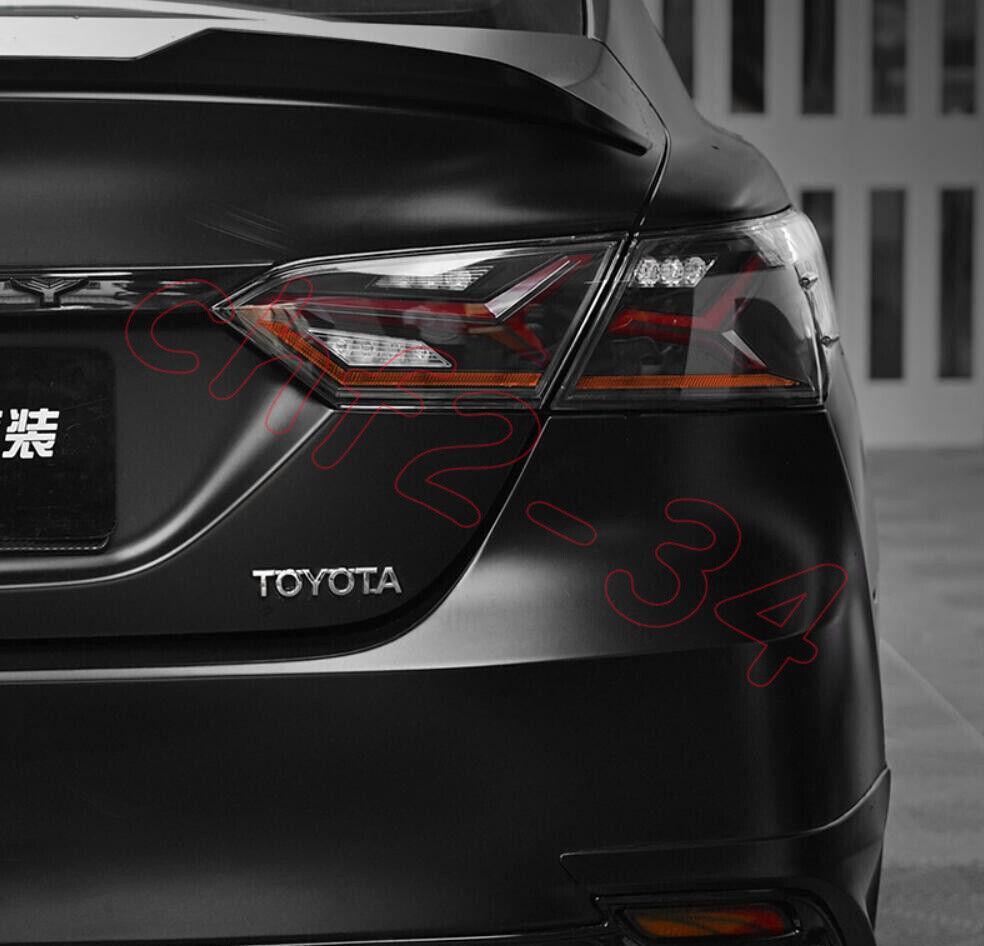 LED rear left and right taillight signals are dynamically applicable to for Toyota for Camry 2018 - 2023.