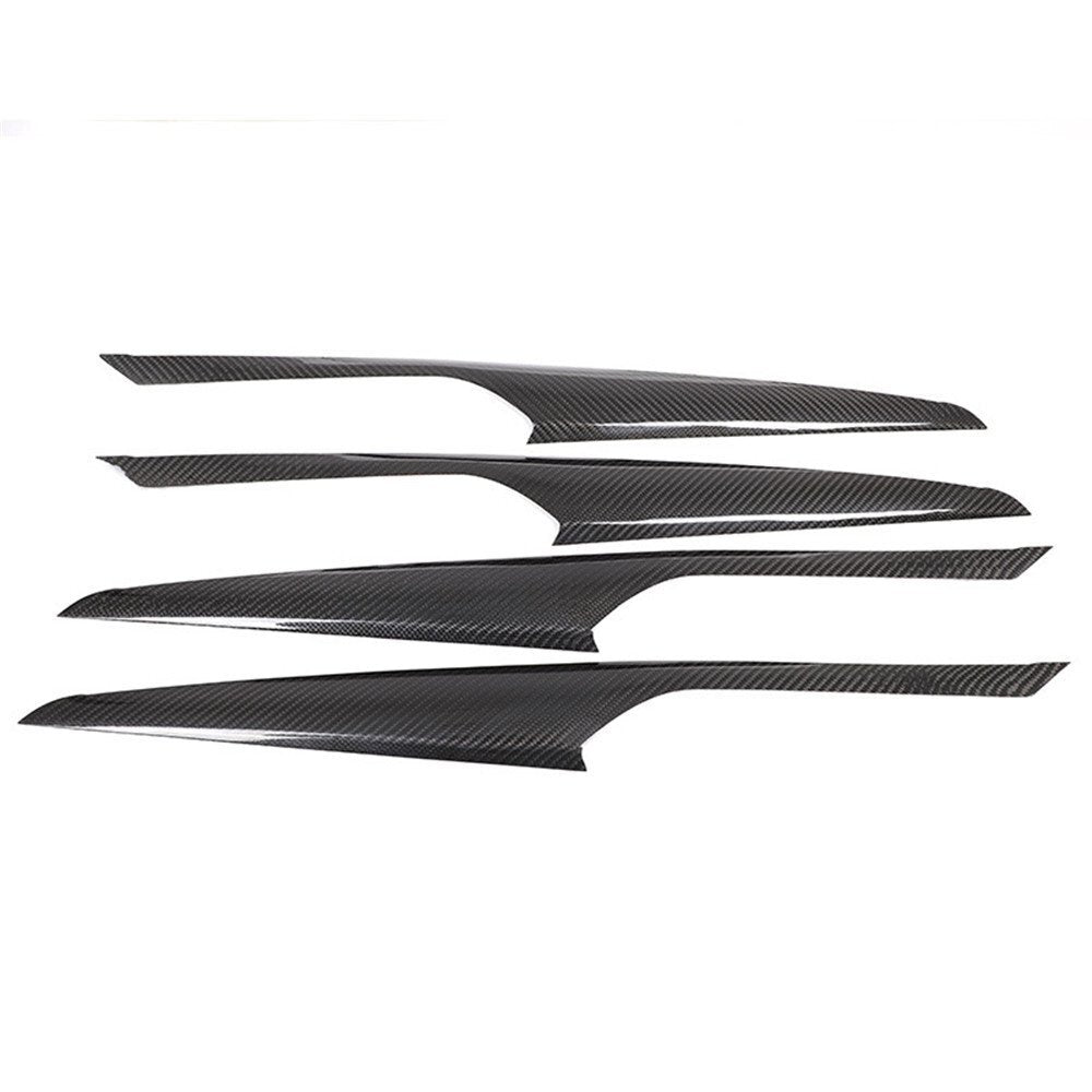 Real Carbon Fiber Interior Door Panel Decor Trim for BMW X3 G01 X4 G02 2018-2022