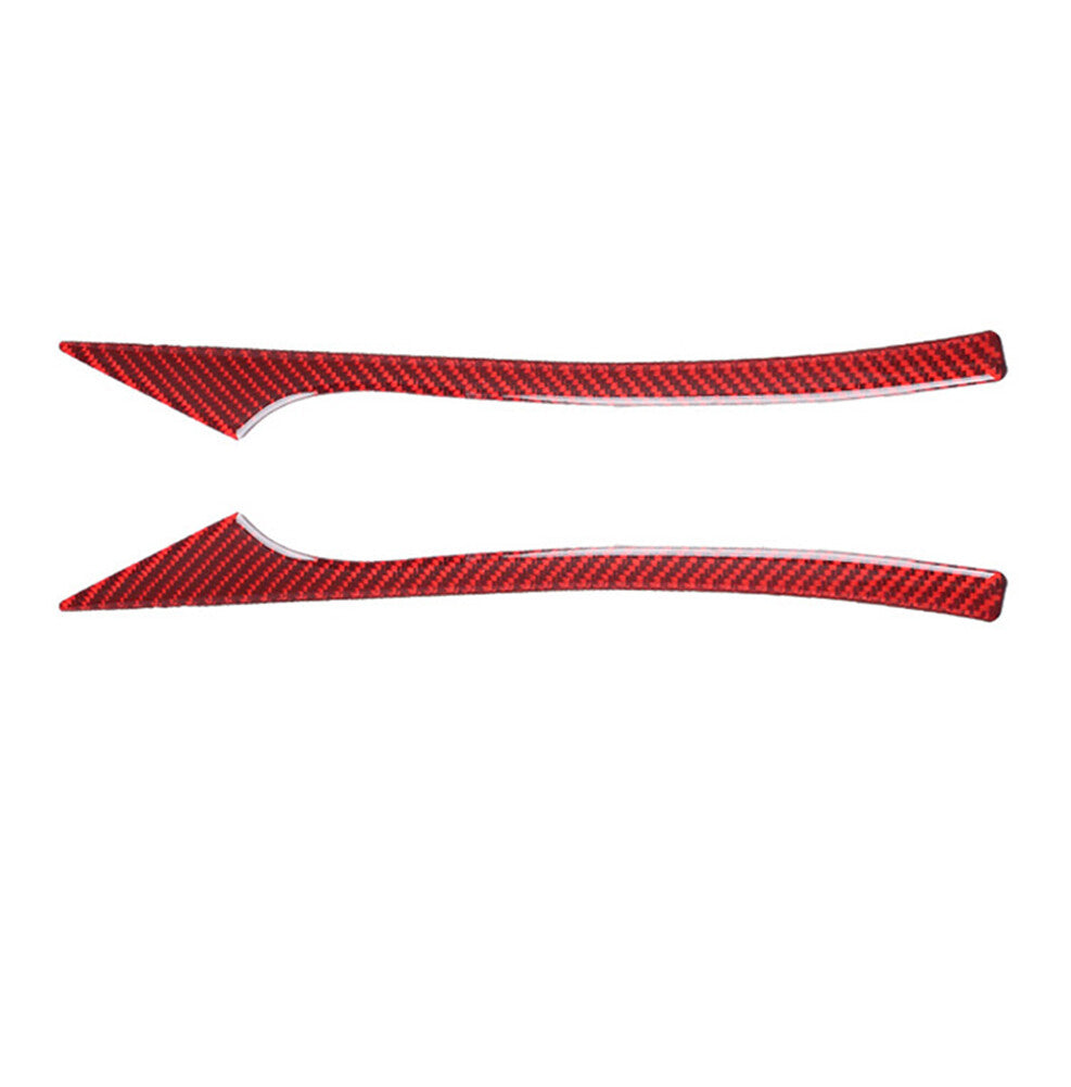 Red for BMW F10 E60 Carbon Fiber Rearview Mirror Anticollision Protector Trim