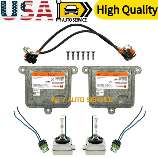 2x 15-20 for GMC for Yukon Xenon Ballast Control Unit Module HID D3S Light Bulb Kit
