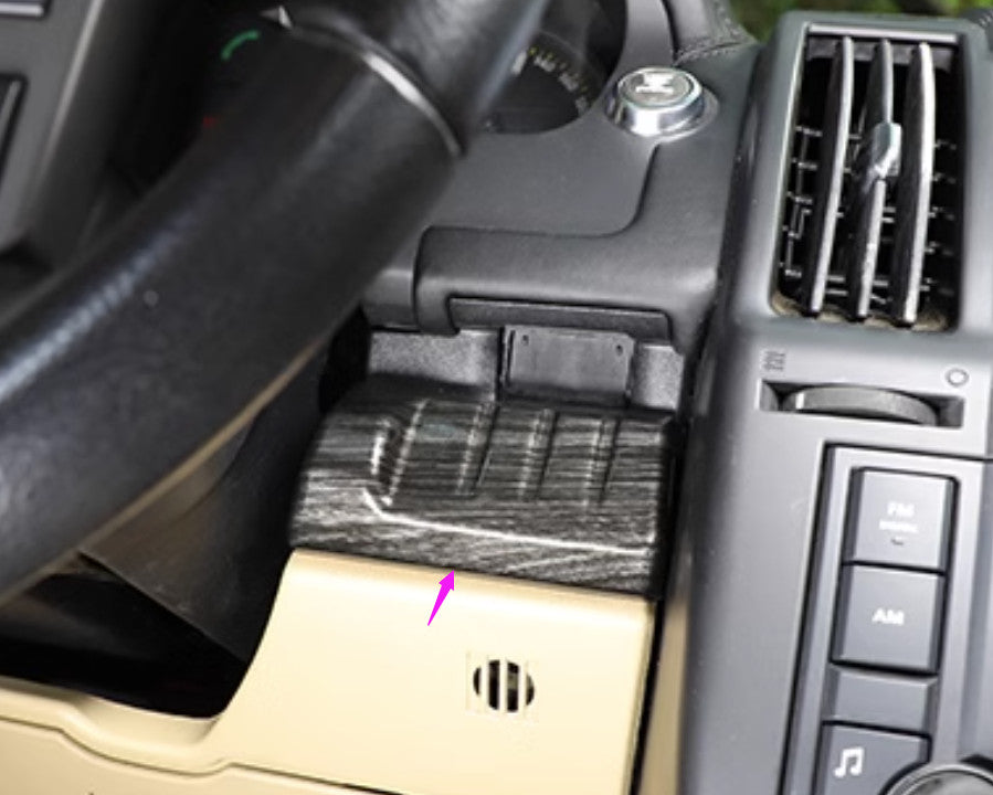 2008-2015 Dash Strip Trim Black Wood Grain For Freelander 2 LR2 Center Console