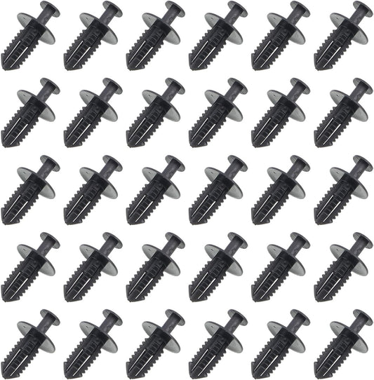 100 fasteners and rivet clips for Mercedes-Benz fender liner lining 1249900492