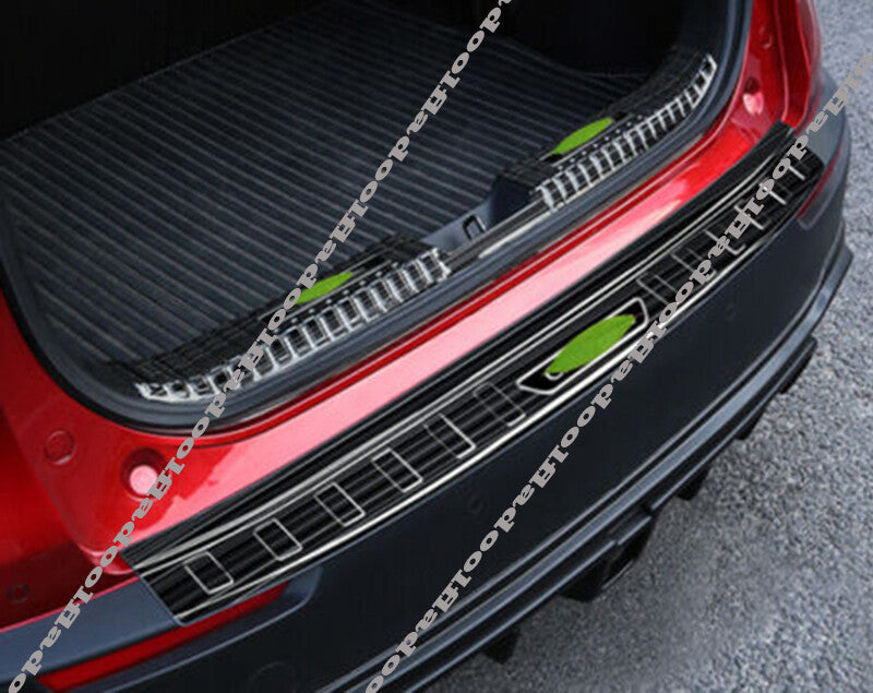 for Mazda CX-30 2020-2022 Black titanium Rear Bumper Sill Plate Protector Cover