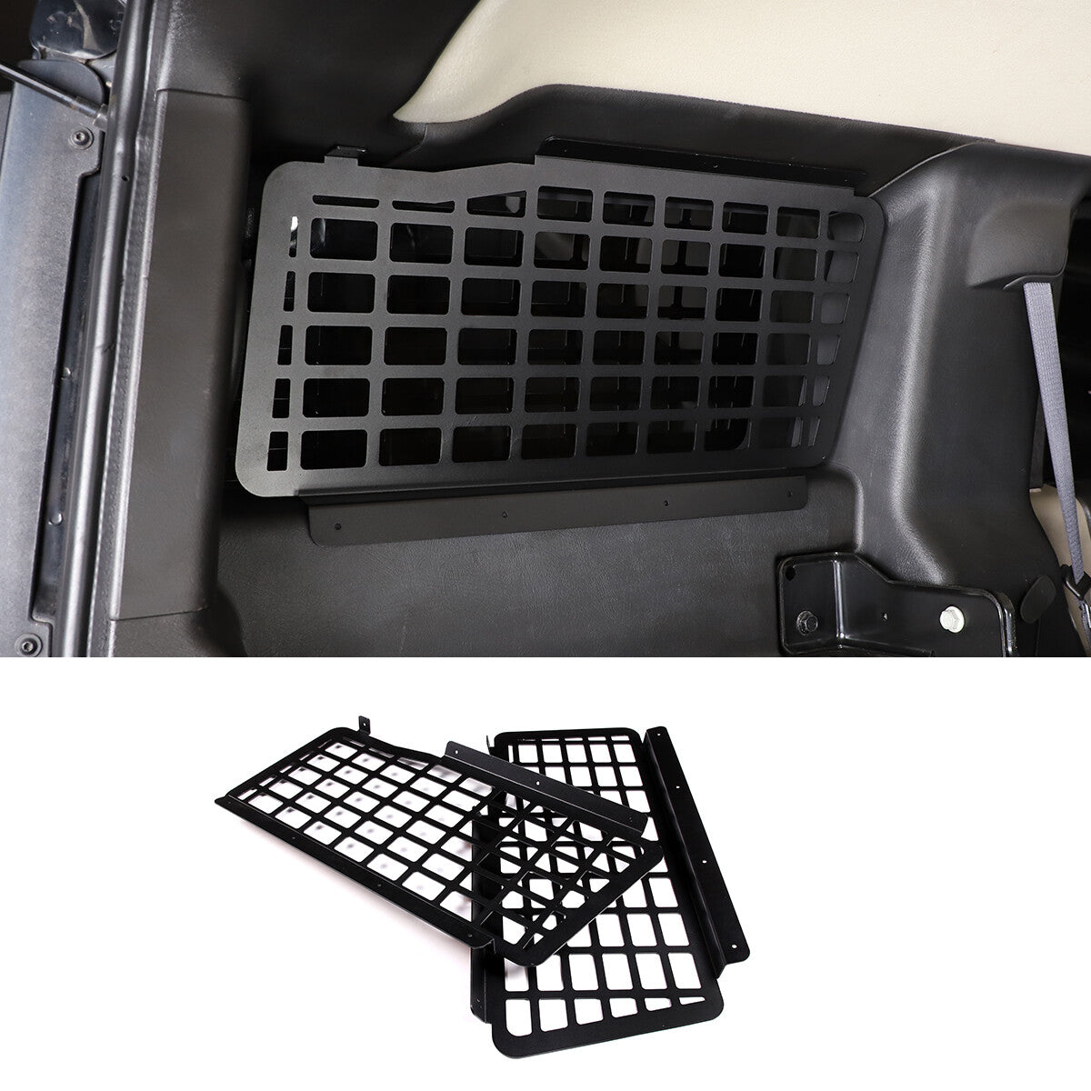 Red carbon fiber reading light panel trim frame for Corvette C8 2020 - 2023