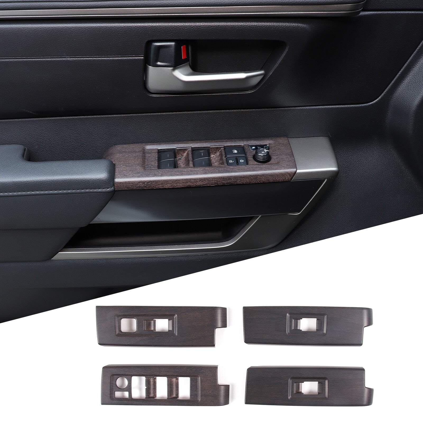 ABS carbon fiber side fender vent frame trim for Jaguar for F-Type 13-20