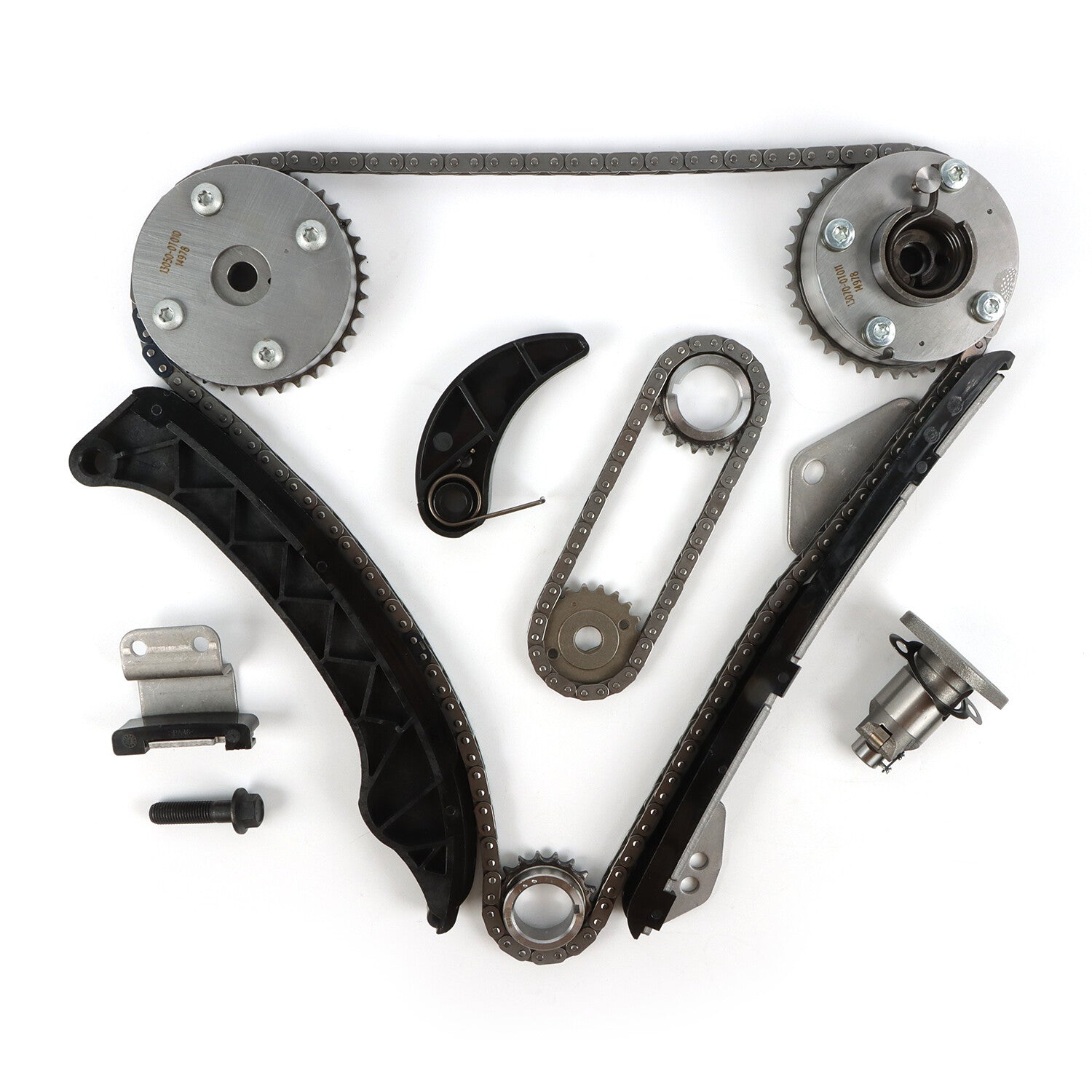 2 VVT TIMING CHAIN KIT Fits for TOYOTA for COROLLA MATRIX 09-13 PRIUS 1ZR 2ZR 09-15