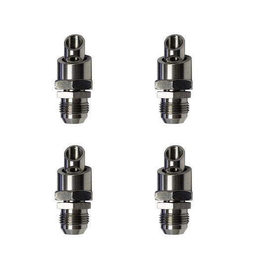 4 Sets Universal E-VAC Scavenger Kit includes T304 Exhaust Vacuum SS Fitting