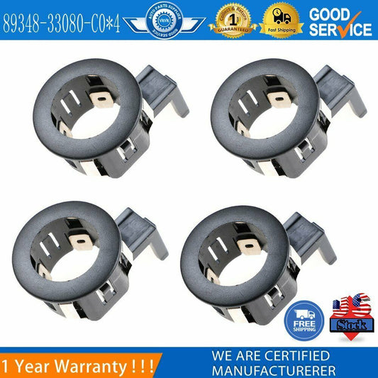 4-pack of PDC parking assist sensor holders for Toyota Tenderloin 2007-2013 (89348-33080)