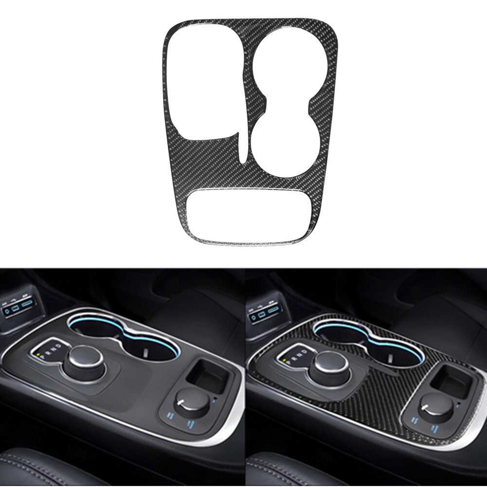 Carbon Fiber Gear Shifter Frame Cover Trim for Dodge Durango 2014-2020 Type C