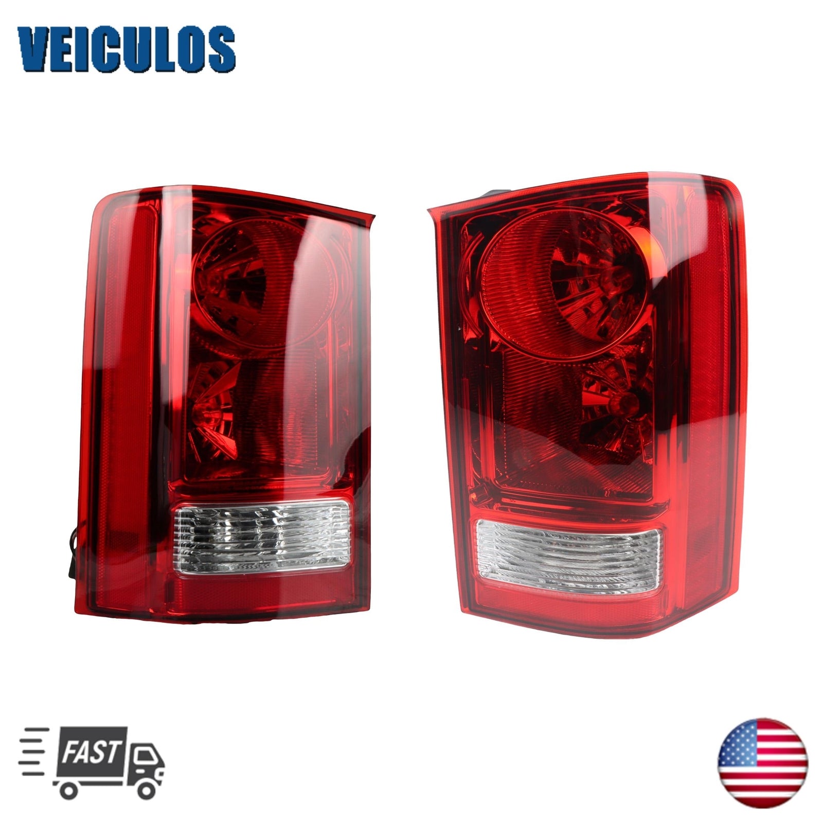 Pair Left Right Tail Lights Set For 2009-2015 for Honda Pilot HO2801174 HO2800174