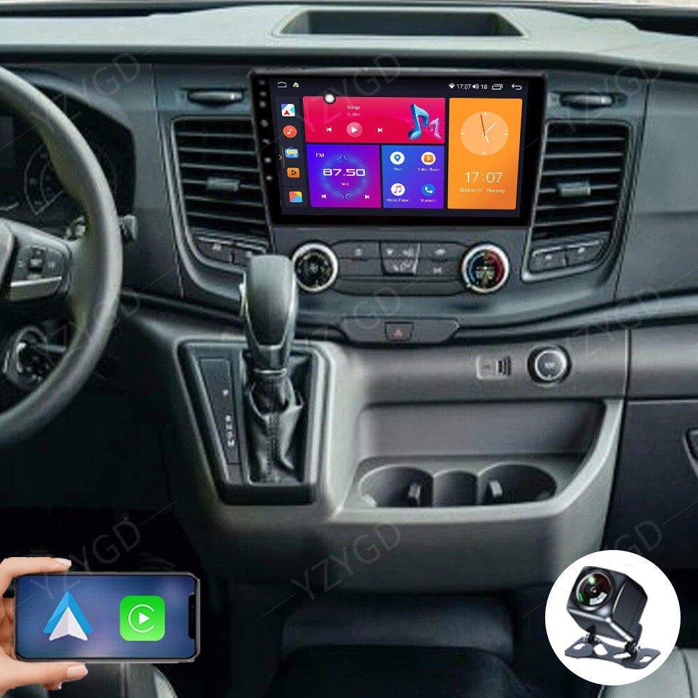 Apple Carplay for Ford Transit 2020-2024 Android Car Radio Stereo GPS DSP Screen