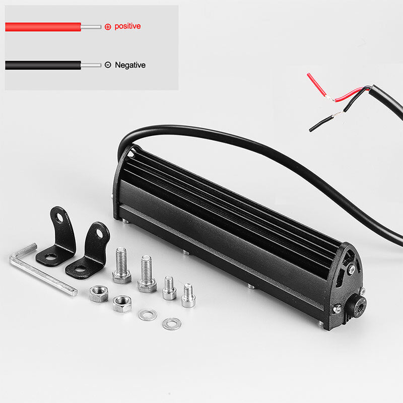 Ultra Slim 7inch LED Light Bar Driving Single Row for SUV UTV Offroad Motorcycle