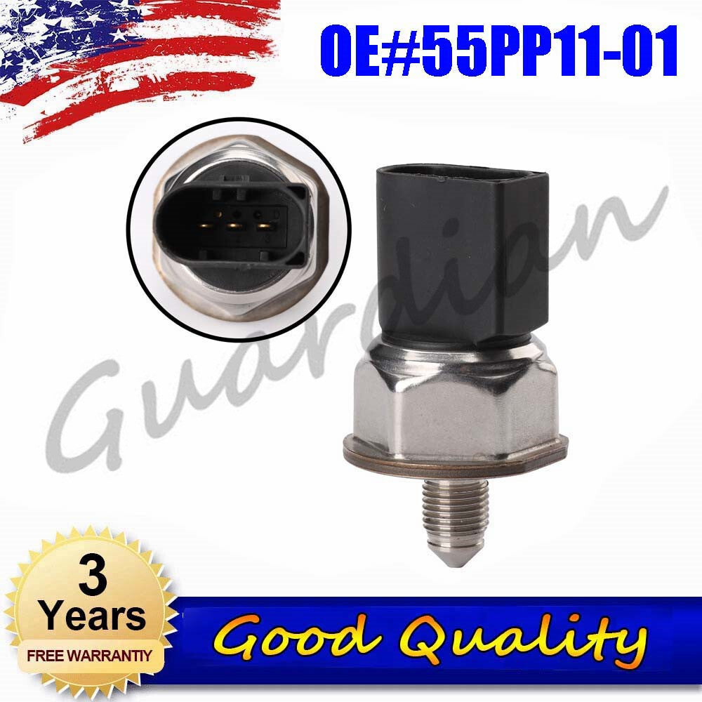 Fuel pressure sensor 55PP11-01, new replacement part, suitable for BMW E81, E87, 116i, 118i, 120i
