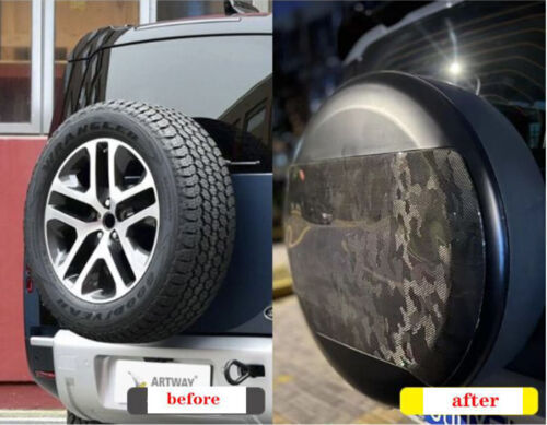 Trunk Spare Camouflage Dry Carbon Fiber for Land Rover for Defender 20-23 Tire Cover