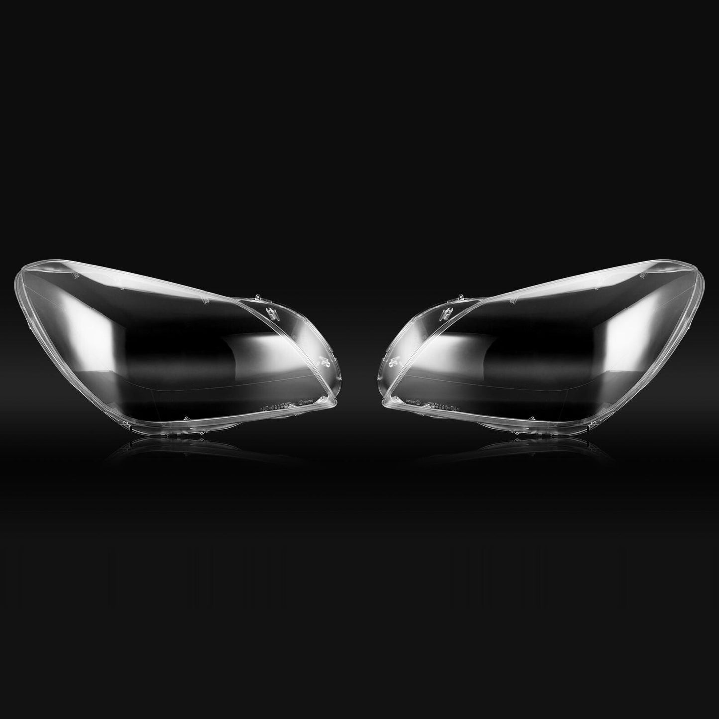 Replacement headlight lens cover housings for Mercedes-Benz SLK R172 2012-2016.