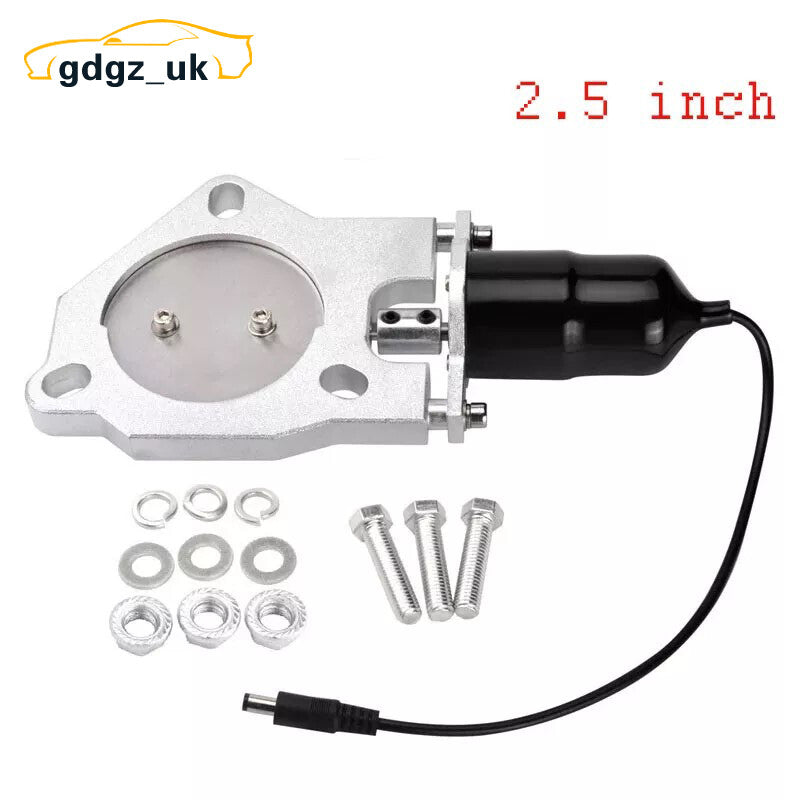 2.5/2.5 inch Electric Exhaust Control Valve Motor Kit with Stainless Headers