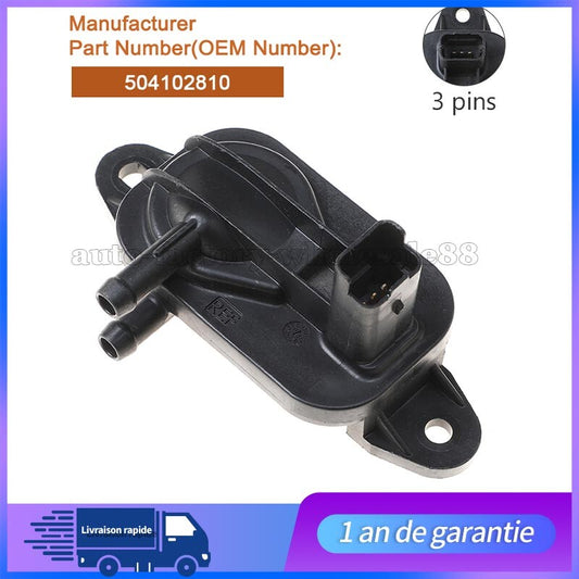 Capteur de Pressure des Gaz d'¨¦chappement 504102810 Pour for Fiat Ducato for Peugeot 307