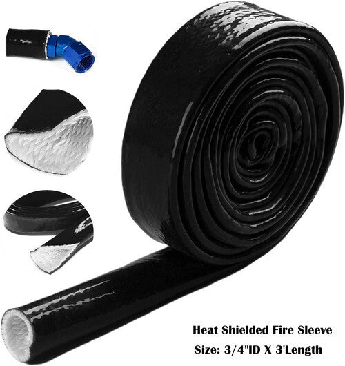 Thermal insulation and fireproof sleeve, silicone fiberglass protective cable sleeve