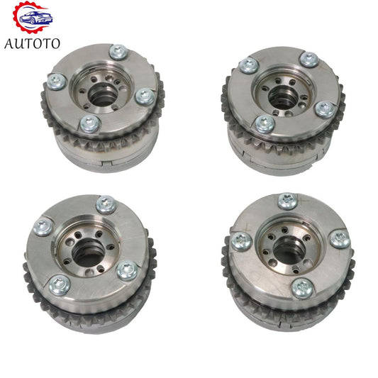 4Pcs Intake Exhaust L+R Camshaft Adjusters fit for Mercedes W166 M276 C43 W222 AMG