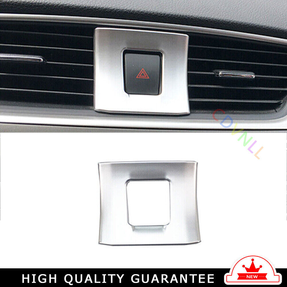 Middle Air Outlet Vent Cover Trim for Nissan Sentra Sylphy 2013-19 Matte Silver