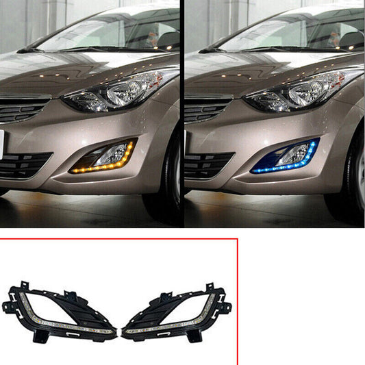Car LED Daytime Running light DRL Fog Lamp 2PCS for Hyundai for Elantra 2011-2013