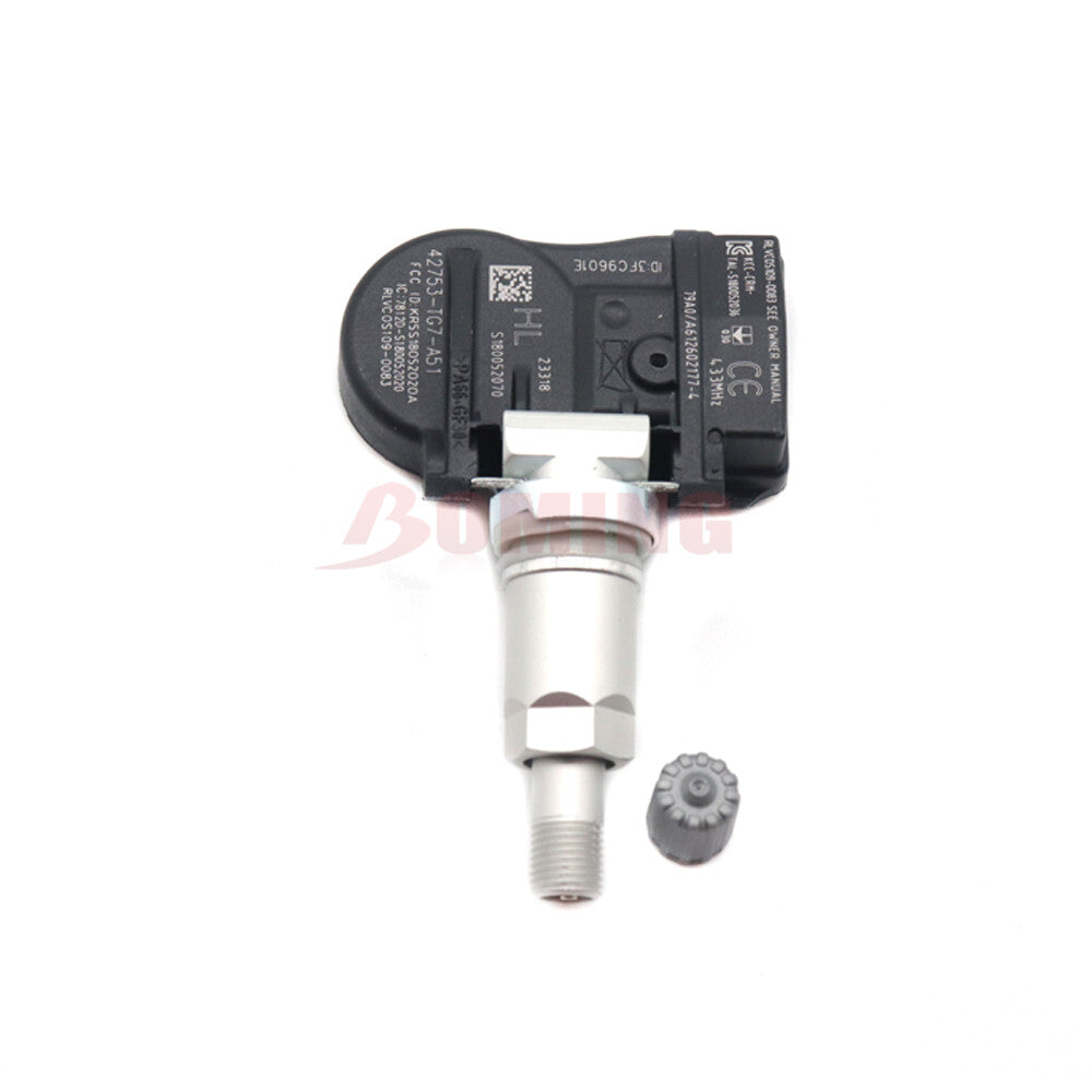 4x NEW TIRE PRESSURE SENSOR TPMS 42753-TG7-A51 433MHz for Honda Pilot 2016-2019