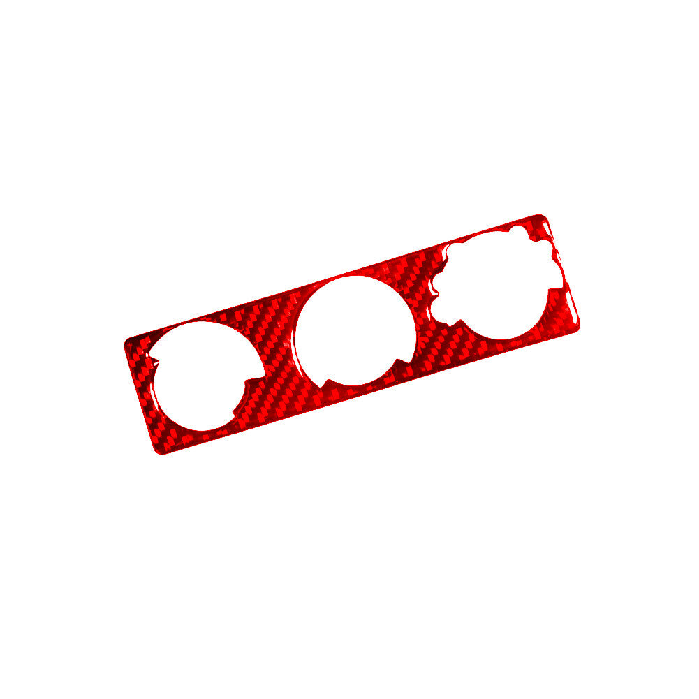 Carbon Fiber Central Air Vent Panel Trim for Ford for Mustang Convertible 2001-2004