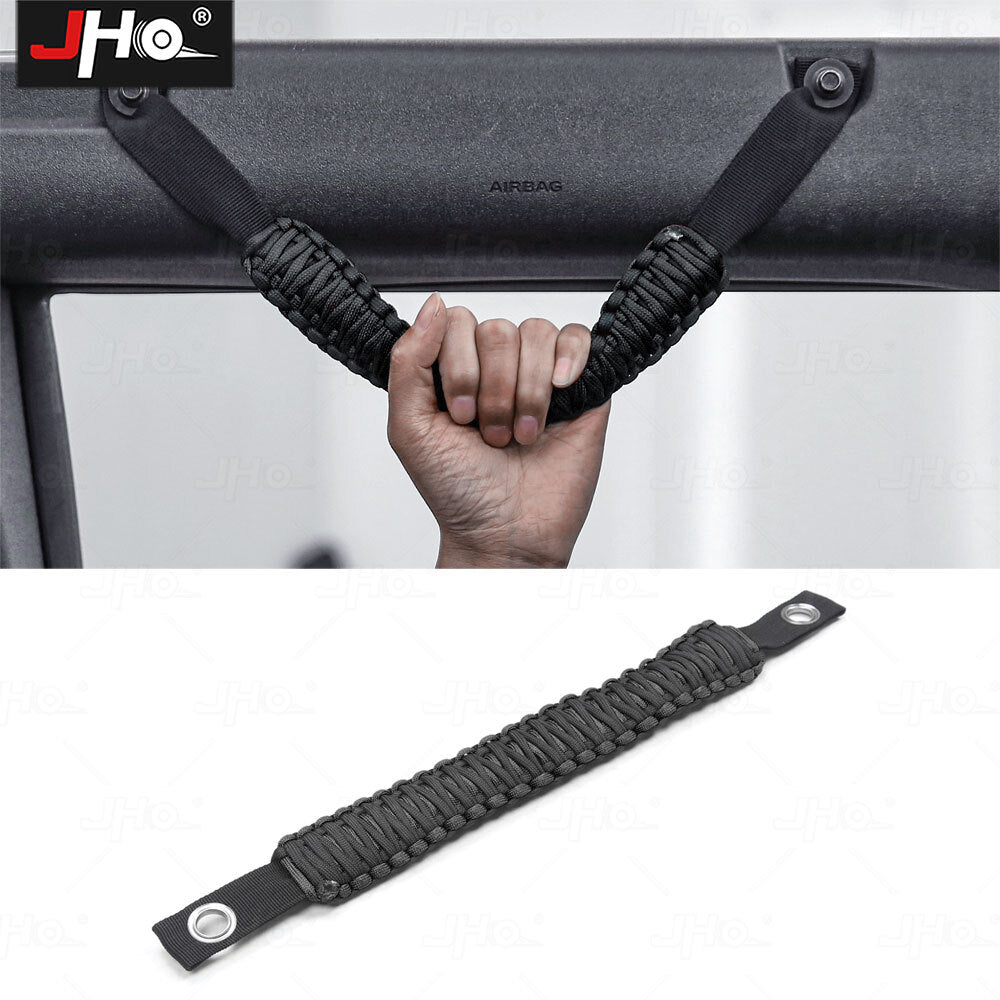 2021+ for Ford Bronco Roll Bar Grab Handles Black Oxford Leather Heavy-Duty OE Fit